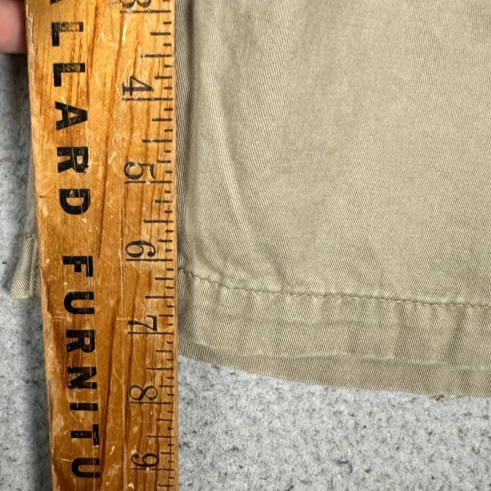 The North Face Shorts Mens 34 Tan Khaki Chino Hiking Outdoor Flat Front Casual